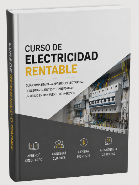 Curso de electricidad +videos paso a paso +5 bonos +asistente 24/7